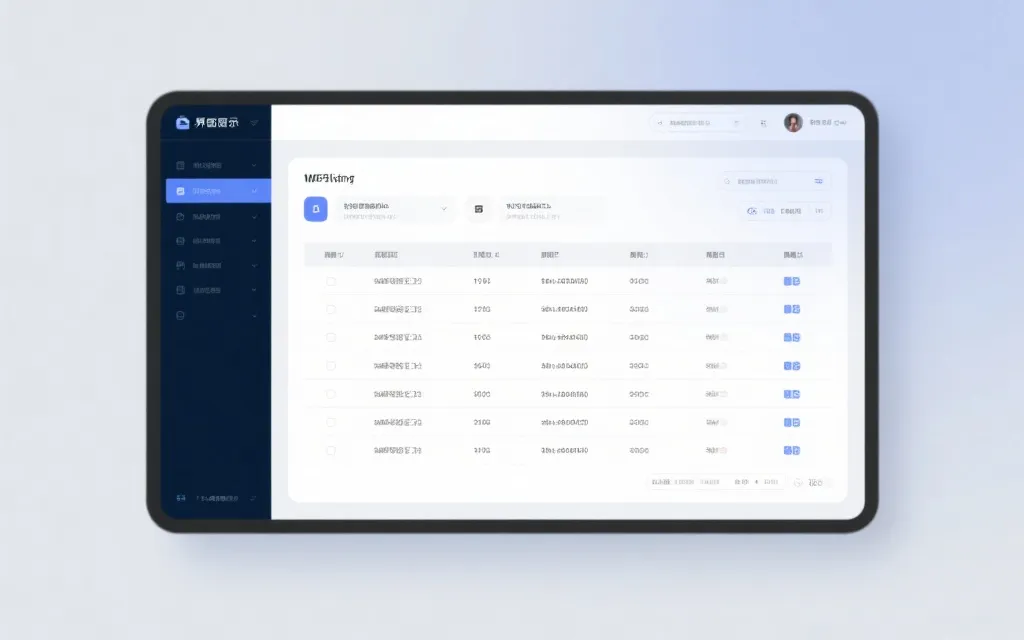 信息展示界面示意